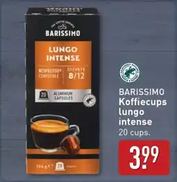 ALDI BARISSIMO Koffiecups lungo intense aanbieding