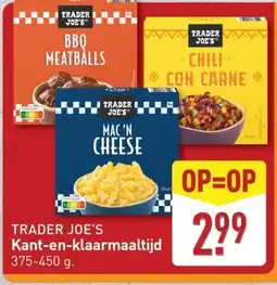 ALDI Trader joe's Kant-en-klaarmaaltijd aanbieding