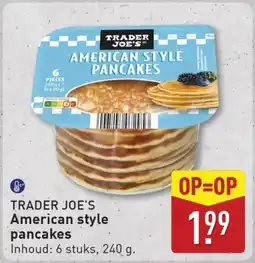 ALDI TRADER JOE'S American style pancakes aanbieding