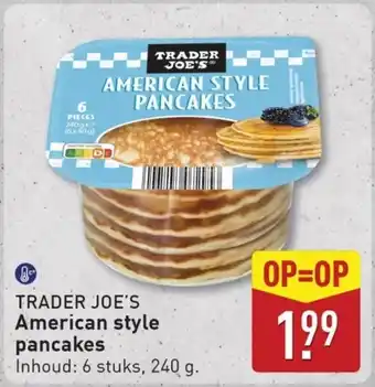 ALDI TRADER JOE'S American style pancakes aanbieding