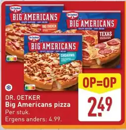 ALDI Dr. Oetker Big Americans pizza aanbieding