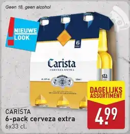 ALDI Carista 6-pack cerveza extra aanbieding