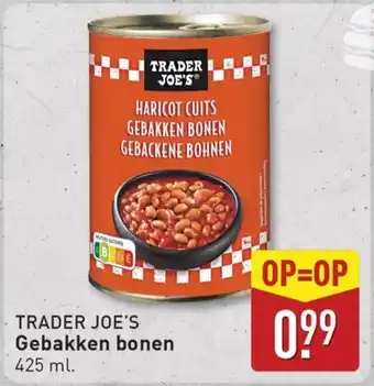 ALDI TRADER JOE'S Gebakken bonen aanbieding
