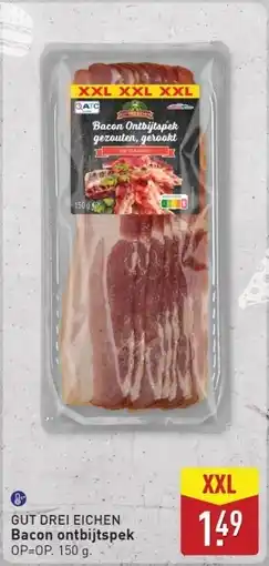 ALDI GUT DREI EICHEN Bacon ontbijtspek aanbieding