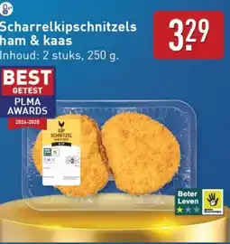 ALDI Scharrelkipschnitzels ham & kaas aanbieding