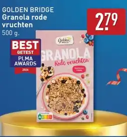 ALDI GOLDEN BRIDGE Granola rode vruchten aanbieding