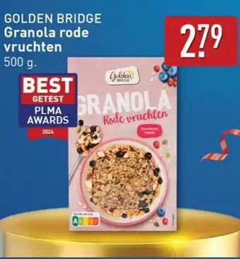 ALDI GOLDEN BRIDGE Granola rode vruchten aanbieding