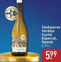 ALDI Valdoyeros Verdejo Cuvée Especial, Spanje aanbieding