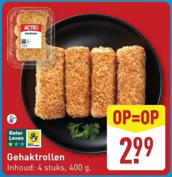 ALDI Gehaktrollen aanbieding