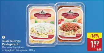 ALDI MAMA MANCINI Pastagerecht aanbieding