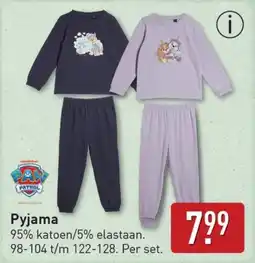 ALDI Pyjama aanbieding