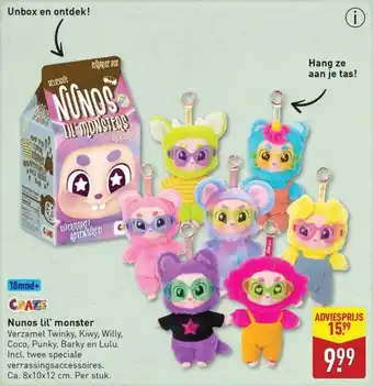 ALDI Nunos lil' monster aanbieding