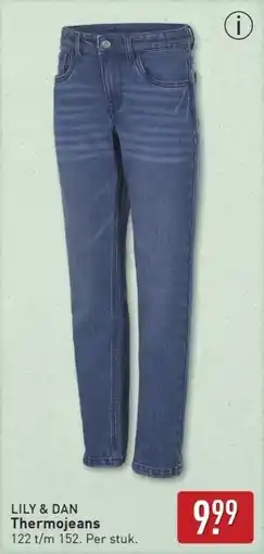 ALDI LILY & DAN Thermojeans aanbieding