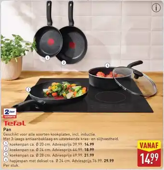 ALDI Tefal Pan aanbieding