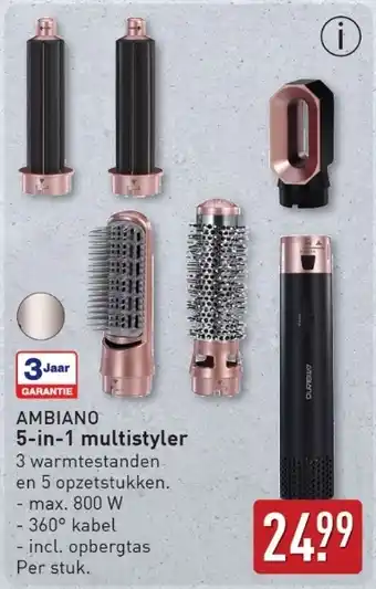ALDI Ambiano 5-in-1 multistyler aanbieding