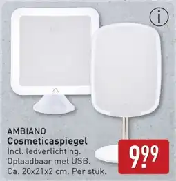 ALDI Ambiano Cosmeticaspiegel aanbieding