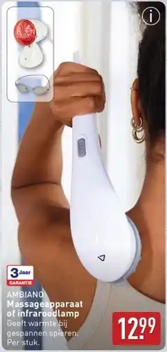 ALDI Ambiano Massageapparaat of infraroodlamp aanbieding