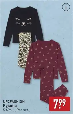ALDI UP2FASHION Pyjama aanbieding