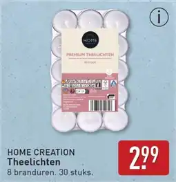 ALDI HOME CREATION Theelichten aanbieding