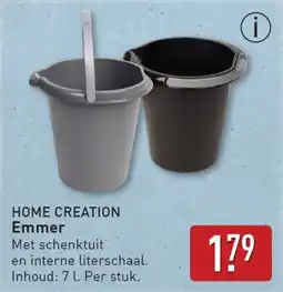 ALDI HOME CREATION Emmer aanbieding