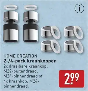 ALDI HOME CREATION kraankoppen aanbieding