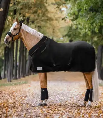 Welkoop Waldhausen Modern Rose - Zweetdeken fleece - Zwart aanbieding