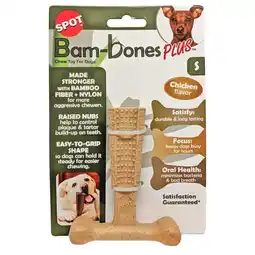Welkoop Spot Bam-Bones Plus Easy Grip Kip - Kauwspeelgoed - S - 10x8,3x3,2 cm aanbieding