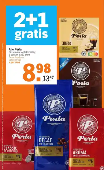 Albert Heijn Alle Perla aanbieding