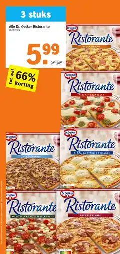 Albert Heijn Alle Dr. Oetker Ristorante aanbieding