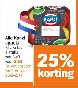 Albert Heijn Alle Kanzi appels aanbieding