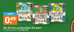 Albert Heijn Alle AH Terra peulvruchten aanbieding