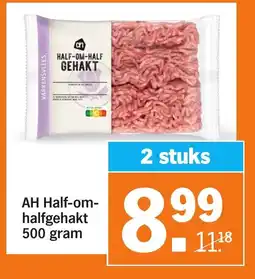 Albert Heijn AH Half-om- halfgehakt aanbieding