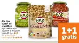 Albert Heijn Alle Hak potten en stazakken aanbieding