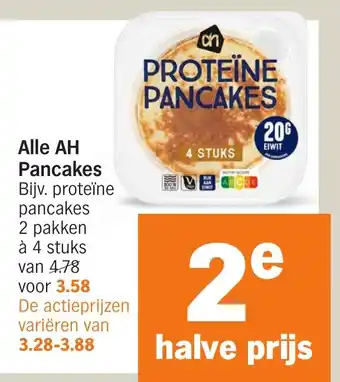 Albert Heijn Alle AH Pancakes aanbieding