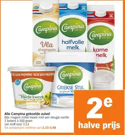 Albert Heijn Alle Campina gekoelde zuivel aanbieding