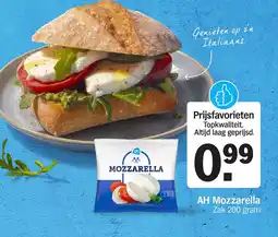 Albert Heijn AH Mozzarella aanbieding