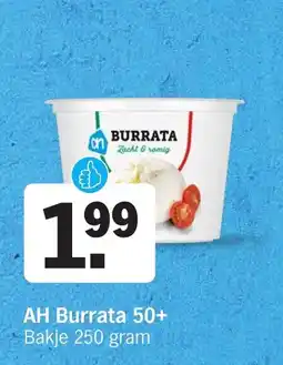 Albert Heijn AH Burrata 50+ aanbieding
