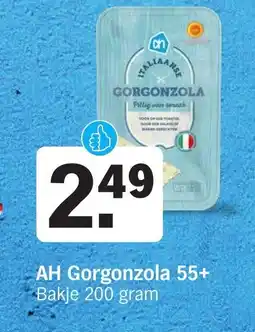 Albert Heijn AH Gorgonzola 55+ aanbieding