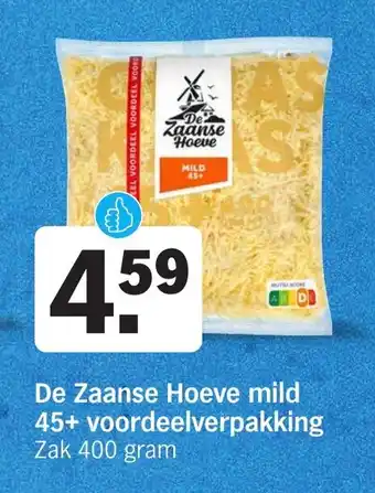 Albert Heijn De Zaanse Hoeve mild 45+ voordeelverpakking aanbieding