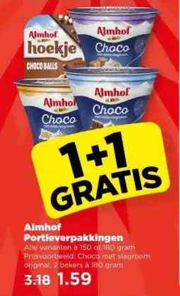 PLUS Almhof Portieverpakkingen aanbieding