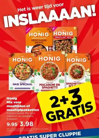 PLUS Honig mix voor maaltijden of maaltijdpakketten aanbieding