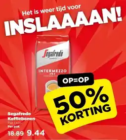 PLUS Segafredo Koffiebonen aanbieding