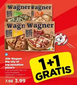 PLUS Alle wagner big city of big sensation pizza's aanbieding