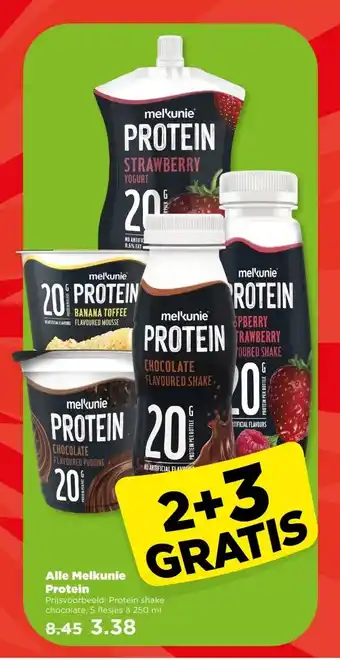 PLUS Alle melkunie protein aanbieding