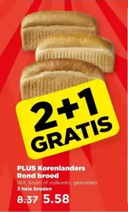 PLUS PLUS Korenlanders Rond brood aanbieding