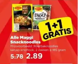 PLUS Alle Maggi Snacknoodles aanbieding