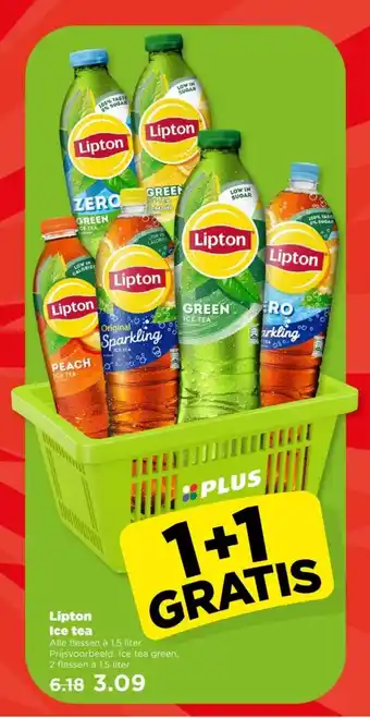 PLUS Lipton Ice tea aanbieding