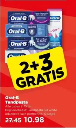 PLUS Oral-B Tandpasta aanbieding