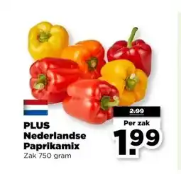 PLUS PLUS Nederlandse Paprikamix aanbieding