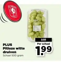PLUS Pitloze witte druiven aanbieding